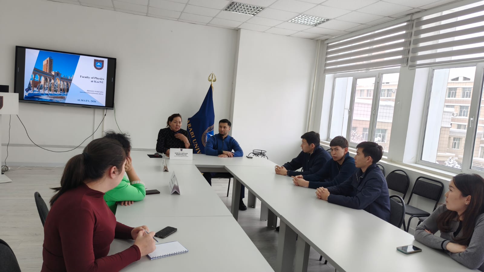 Маңғыстау облысынан келген студенттердің физика-техникалық факультетте «МАЭК» өкілімен кездесуі. ТДМ 9 және ТДМ 7